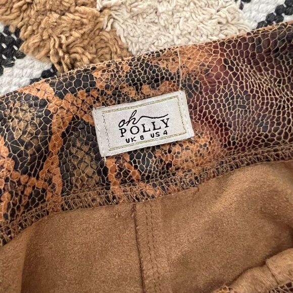 Oh Polly print pants wide leg 4 - Picture 6 of 7